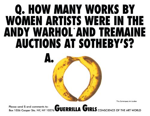 How Many Works by Women Artists Were in the Andy Warhol and Tremaine Auctions at Sotheby's?