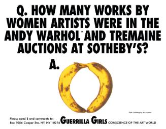 How Many Works by Women Artists Were in the Andy Warhol and Tremaine Auctions at Sotheby's?