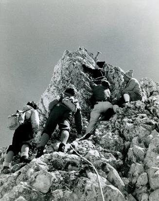 Climbing the Hafelekar, Innsbruck, Austria