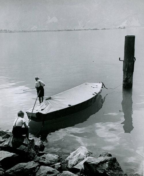 Young Fishermen, Lake of Lucerne, Switzerland