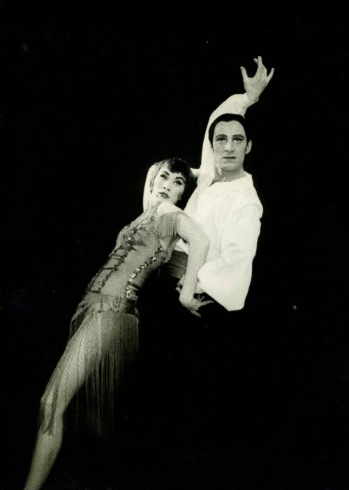 Thom Malinaro and Michele Burke from the cast of "The Boy Friend," off-Broadway Revival, New York