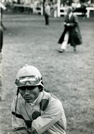 Jockey in Paddock, Saratoga Racecourse, Saratoga, New York