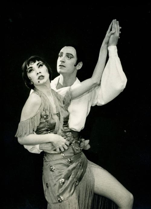 Thom Malinaro and MIchele Burke from the cast of "The Boy Friend," off-Broadway Revival, New York