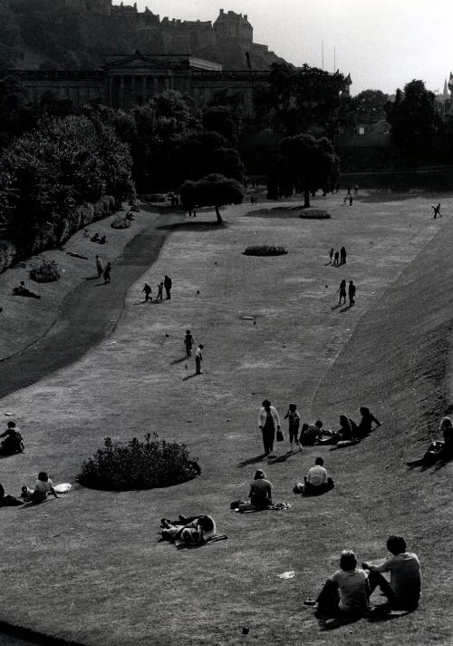 Park Below Castle, Edinburgh, Scotland