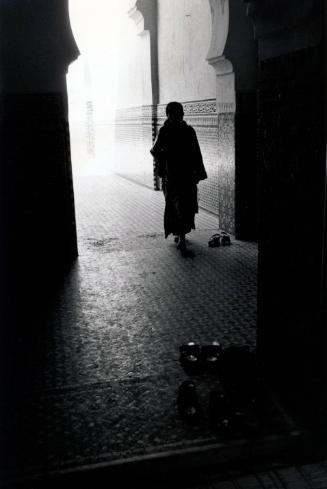 Entering Mosque, Meknes, Morocco