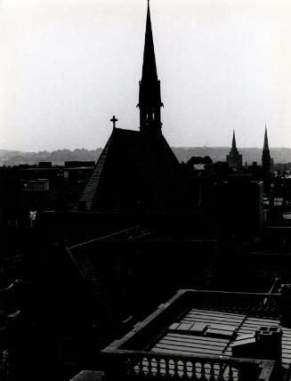 Rooftop at Dusk, Oxford, England