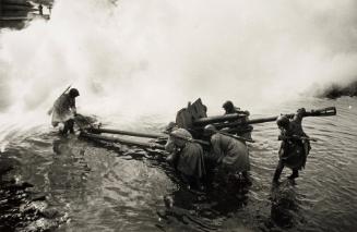 The Red Army Crosses the Oder River into Germany