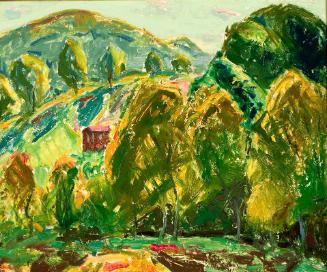 Maurer,Alfred,Marlboro Landscape (House in Hills)
