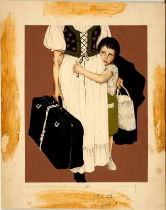 Immigrant with Child from Woman's Home Companion, McCalls or Ladies Home Journal