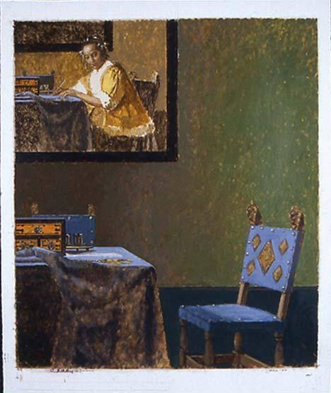 A Lady Writing, Again (Study)