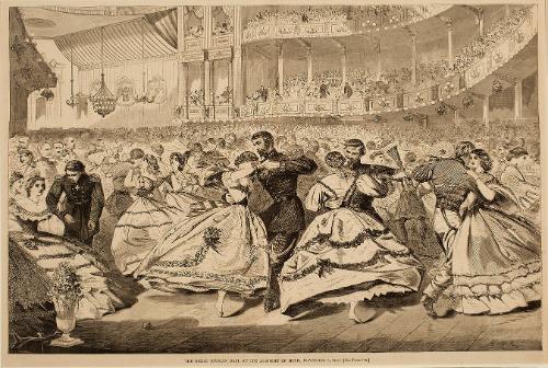 The Great Russian Ball at the Academy of Music (For Harper's Weekly, November 5, 1863)