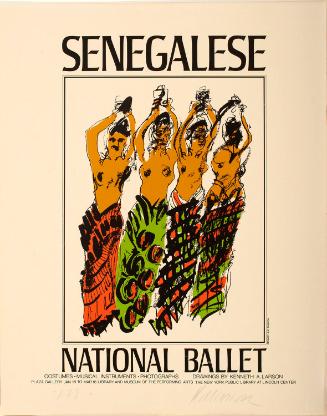 Sengalese National Ballet Poster