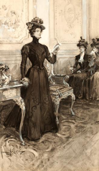 Figure of 1890's Woman (The Recital)