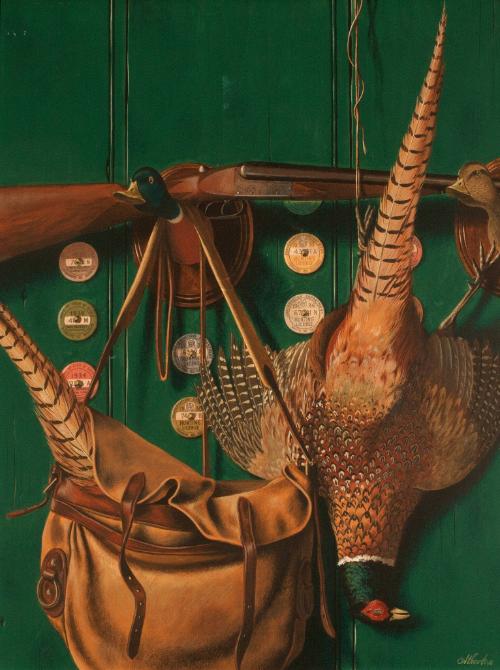 Atherton,John,PheasantShotgunStillLife,1976.10