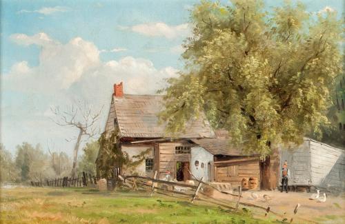 Miller,William Rickarby, An Old Homestead, Manhattanville,2000.13