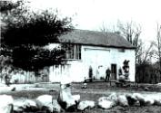 Solon Borglum in front of studio